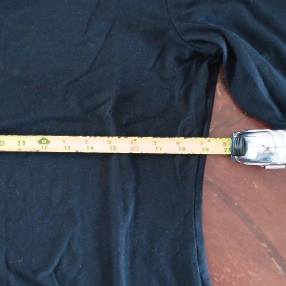 A New Day Black Fitted Long Sleeve Bodysuit. #15B - Picture 5 of 8